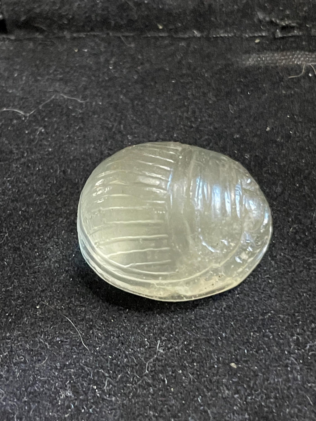 RARE Lybian Desert Glass Scarab Carving
