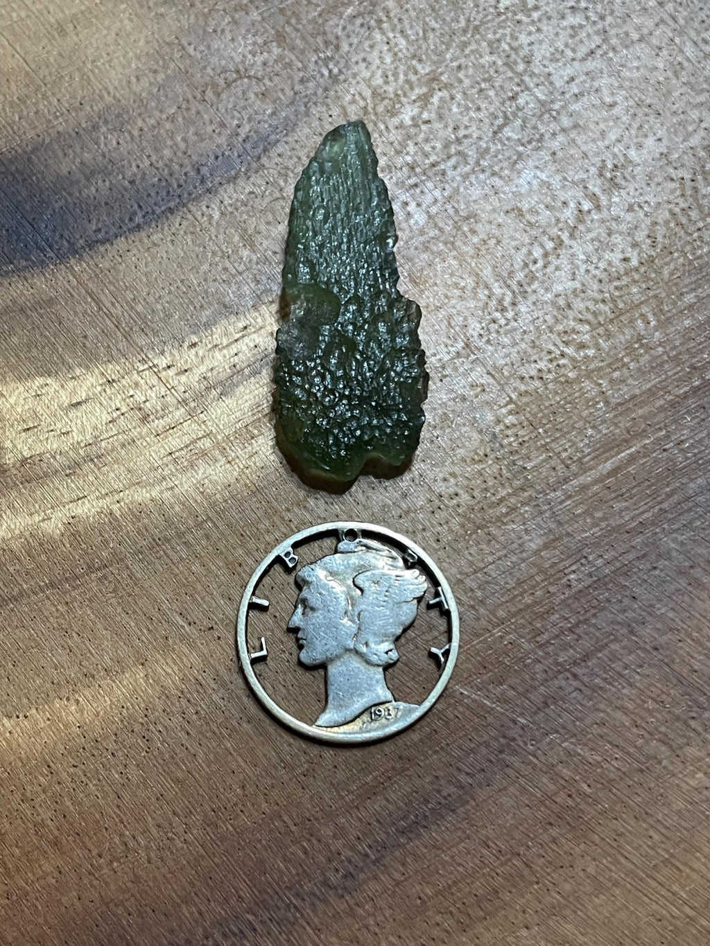 Raw Moldavite(Drop) - 1.8g