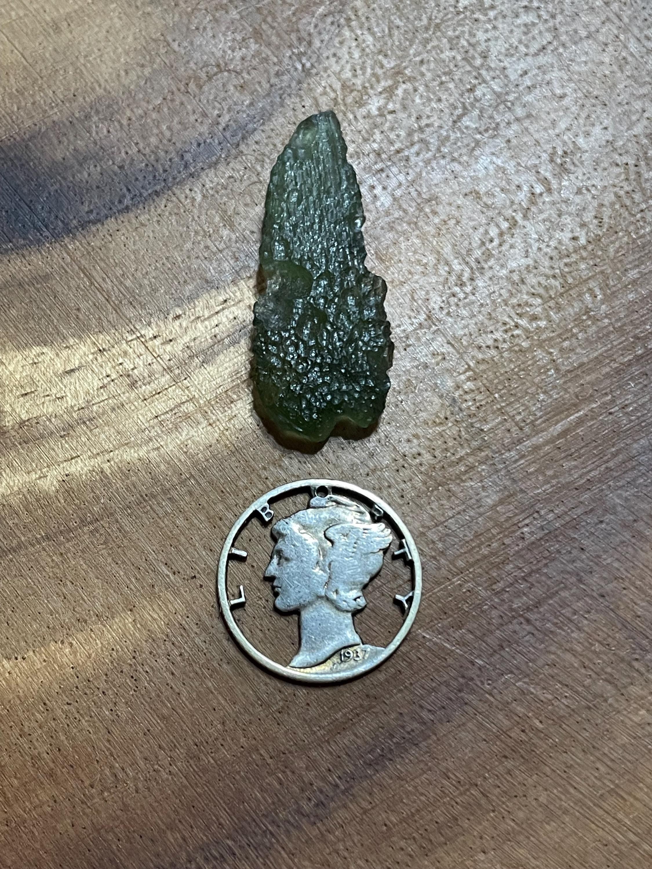 Raw Moldavite(Drop) - 1.8g