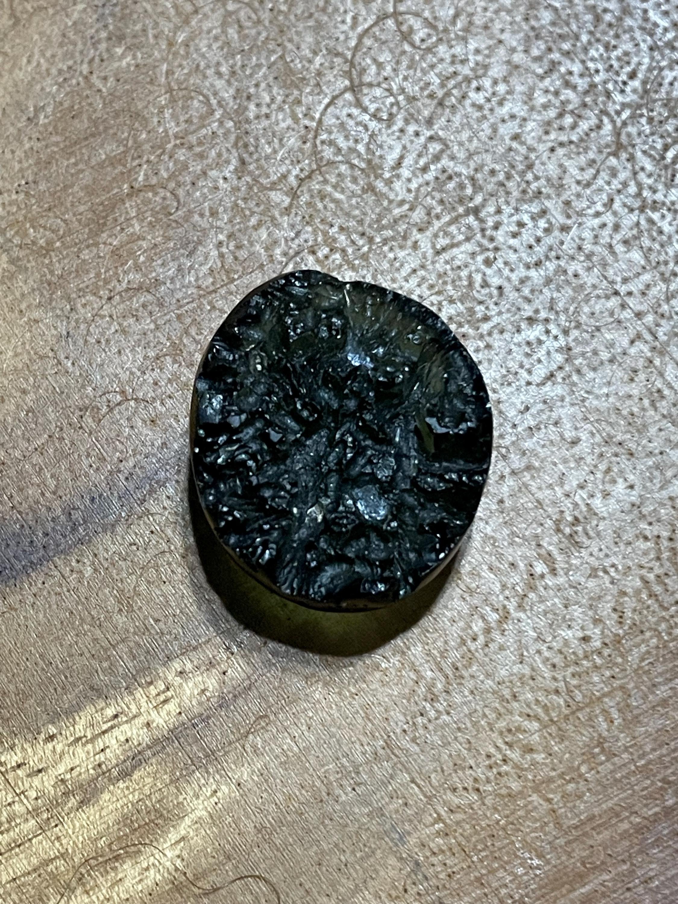 Half-Polished Moldavite- 5.8g