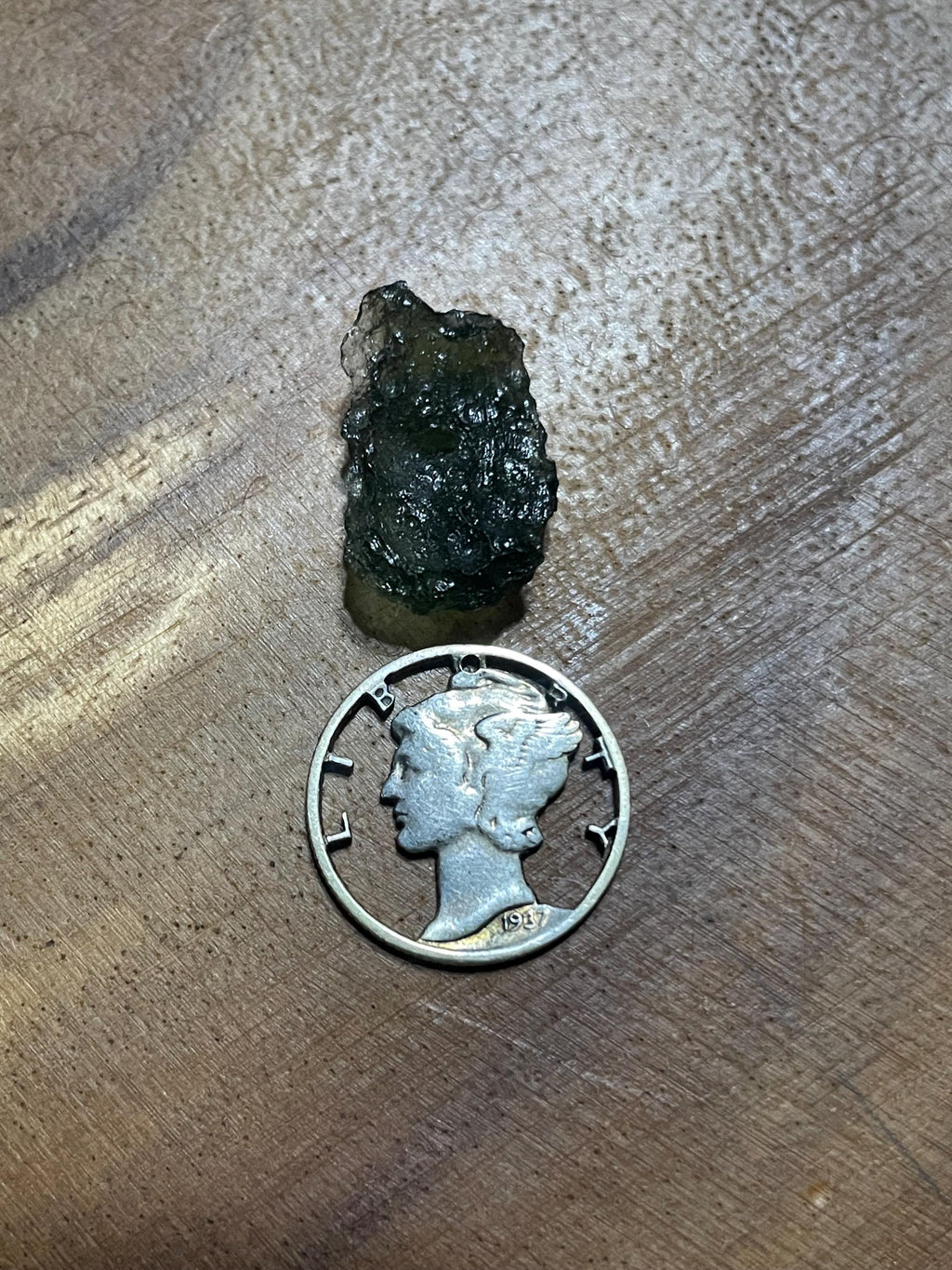 Raw Moldavite - 1.2g