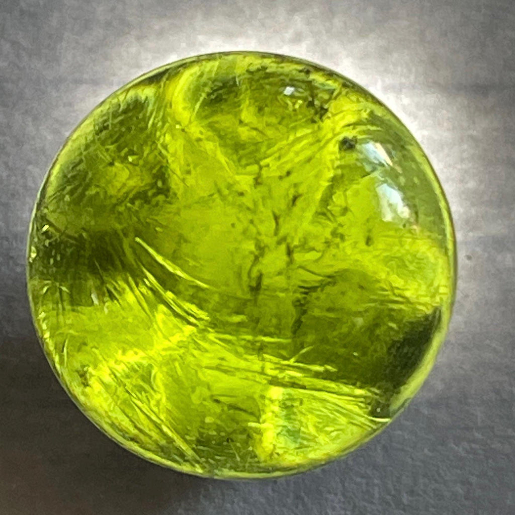 Moldavite Sphere - 3.59g (fantasy carved)