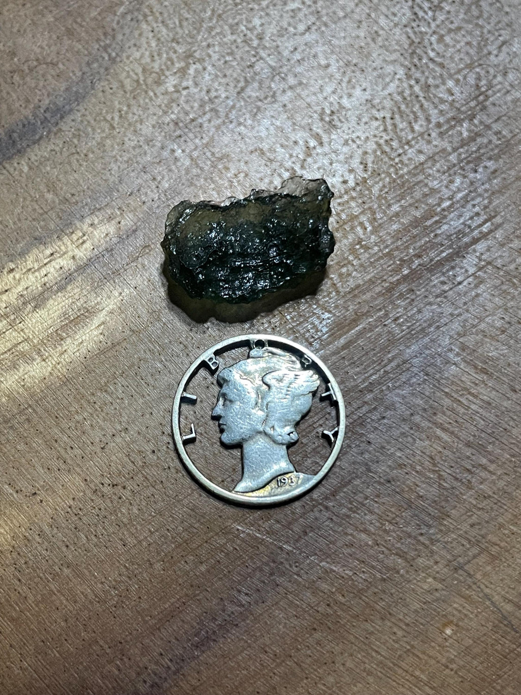 Raw Moldavite - 1.2g
