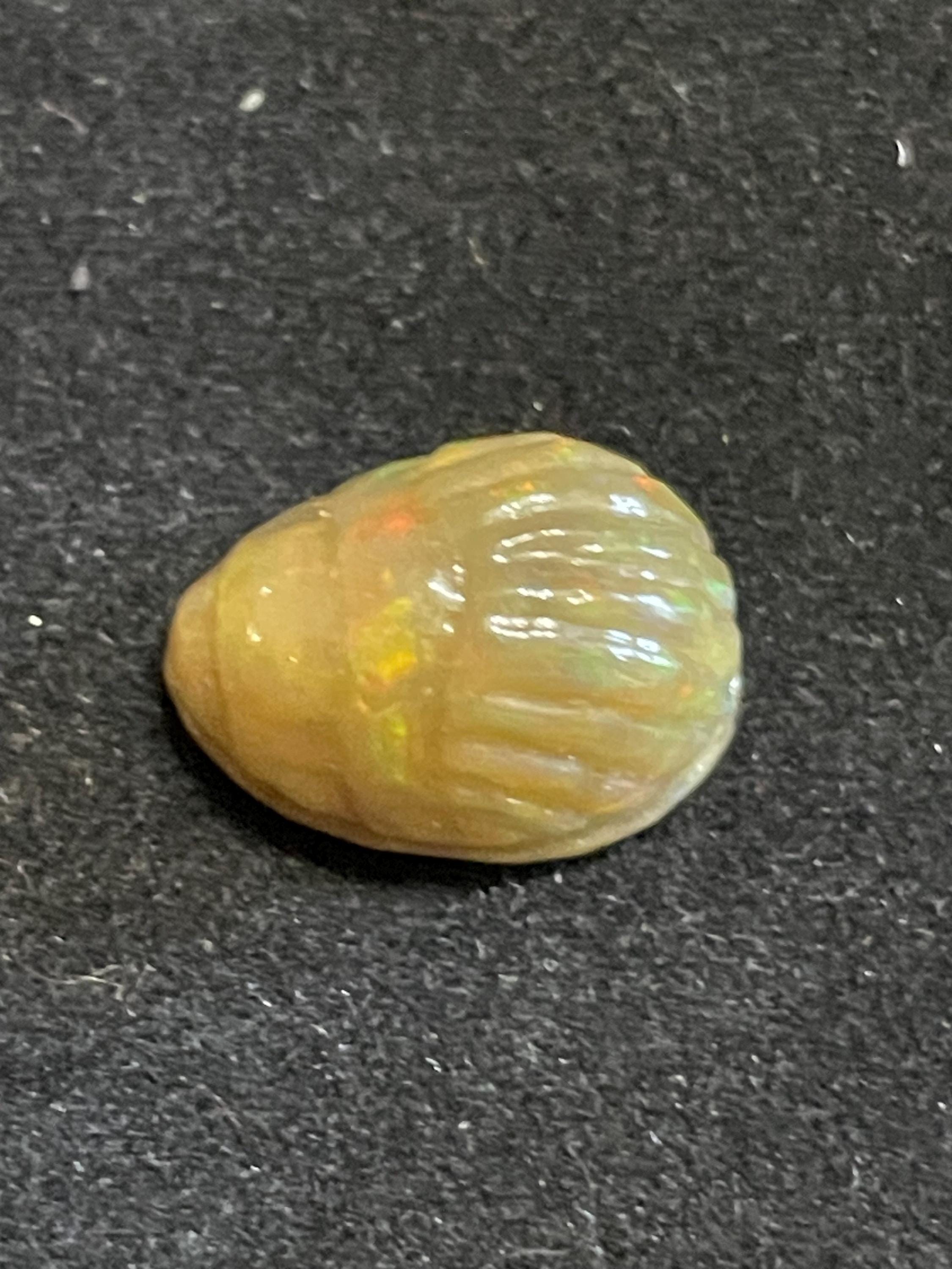 RARE Ethiopian Opal Scarab Carving