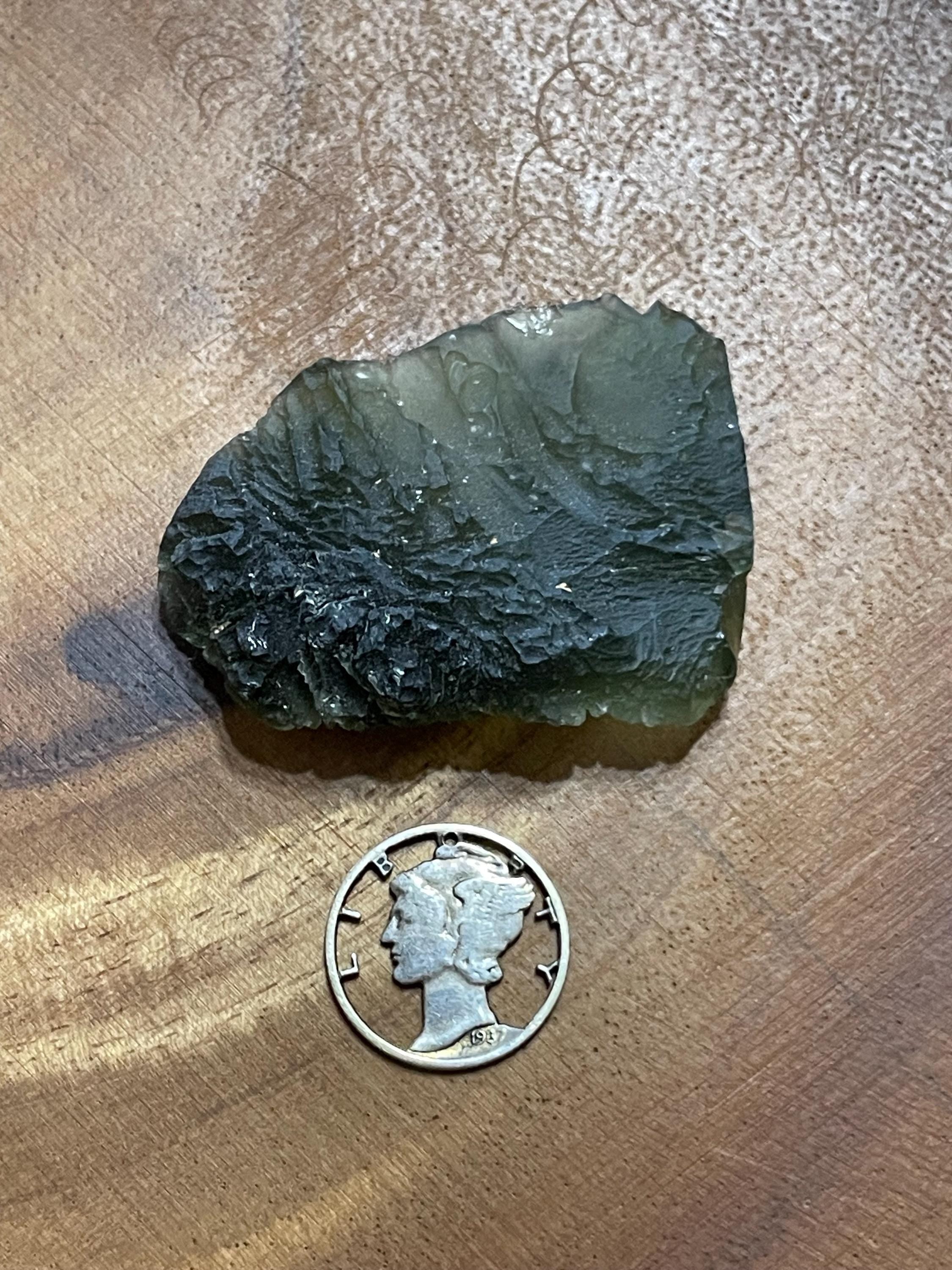 Raw Moldavite(Angel Chime) - 14.3g