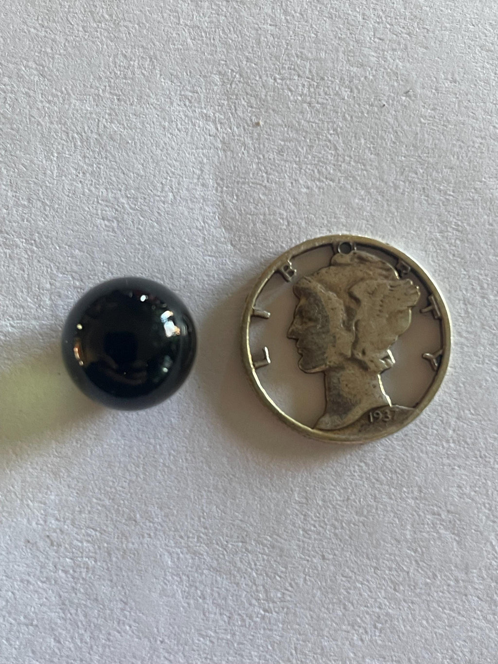 Moldavite Sphere - 1.54g