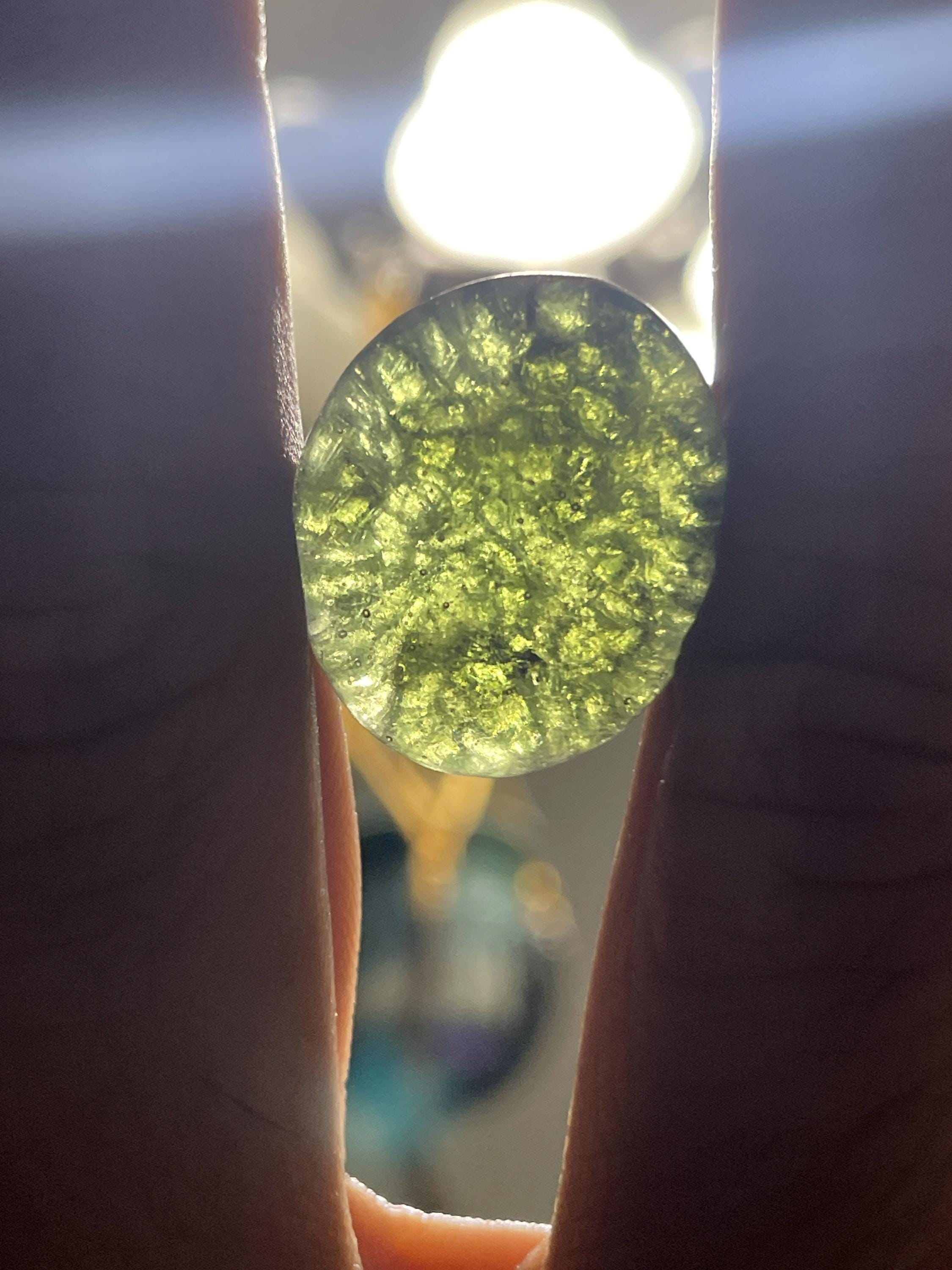 Half-Polished Moldavite- 5.8g