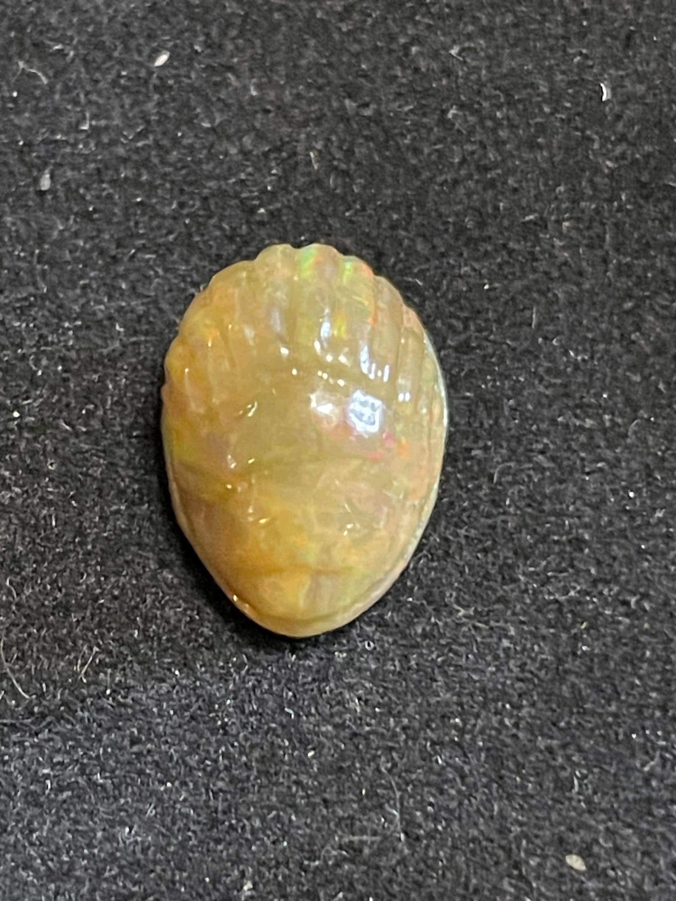 RARE Ethiopian Opal Scarab Carving