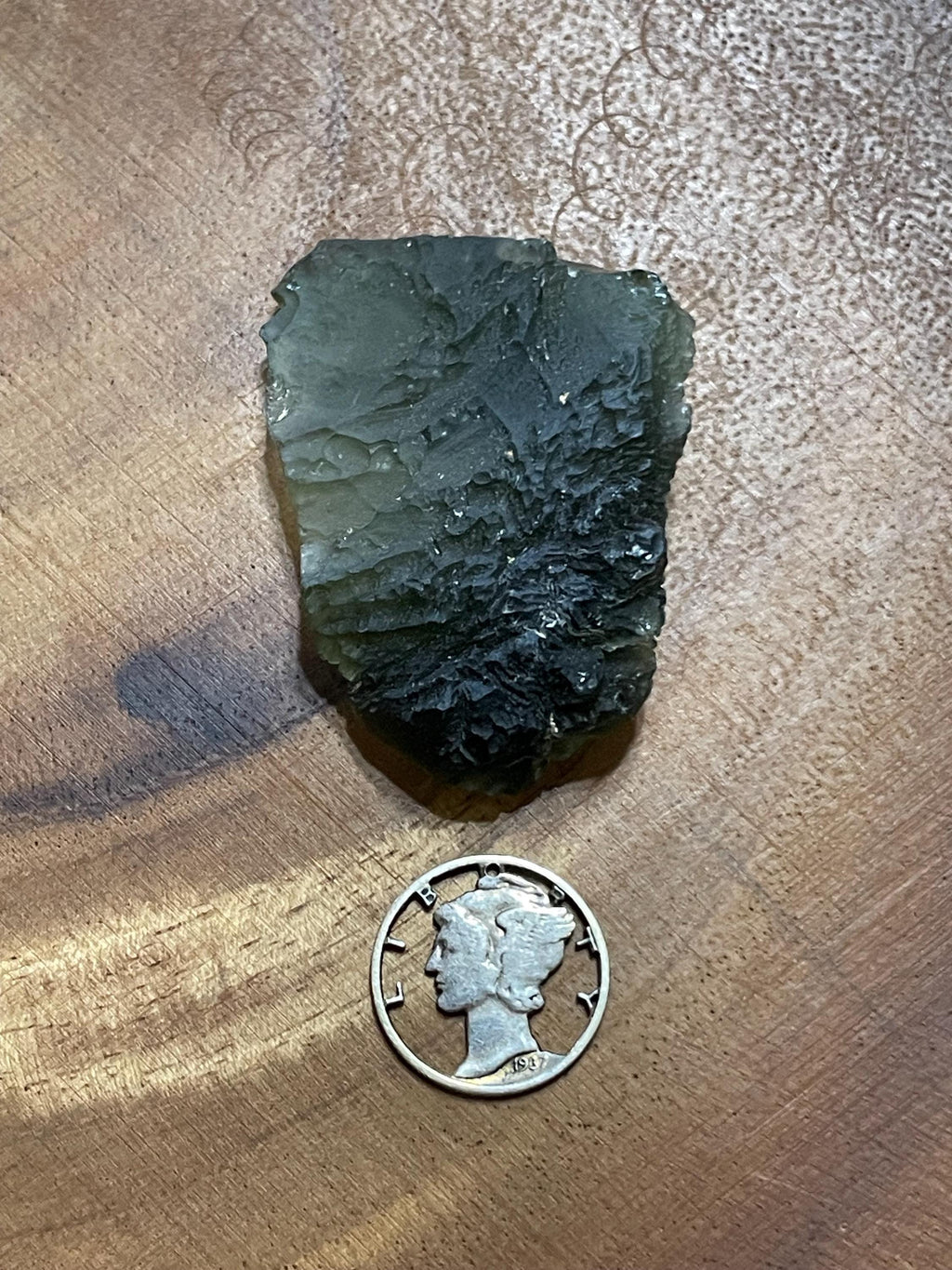 Raw Moldavite(Angel Chime) - 14.3g