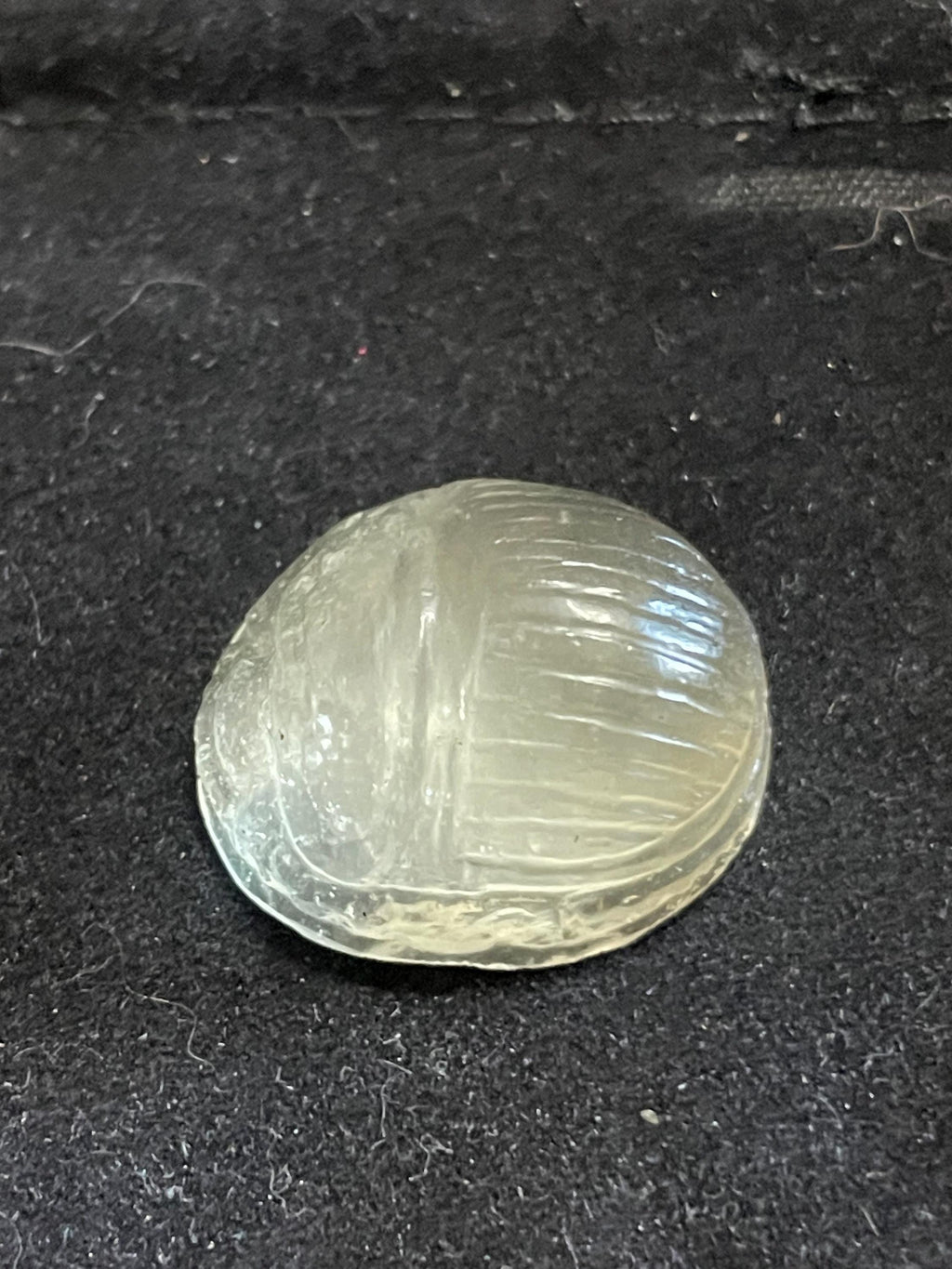 RARE Lybian Desert Glass Scarab Carving