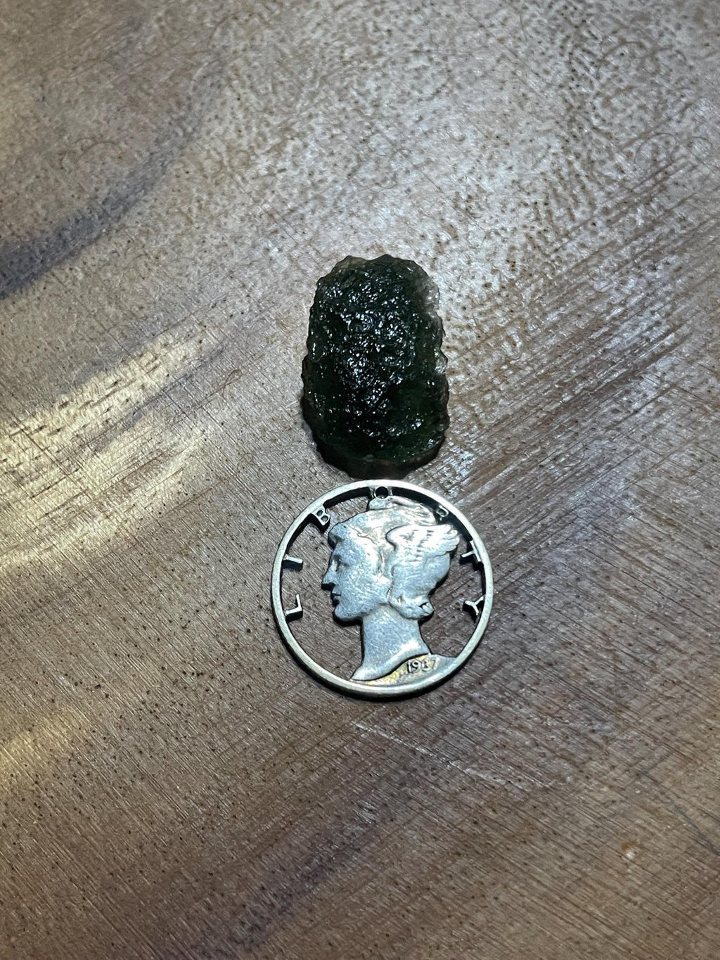 Raw Moldavite - 1.2g