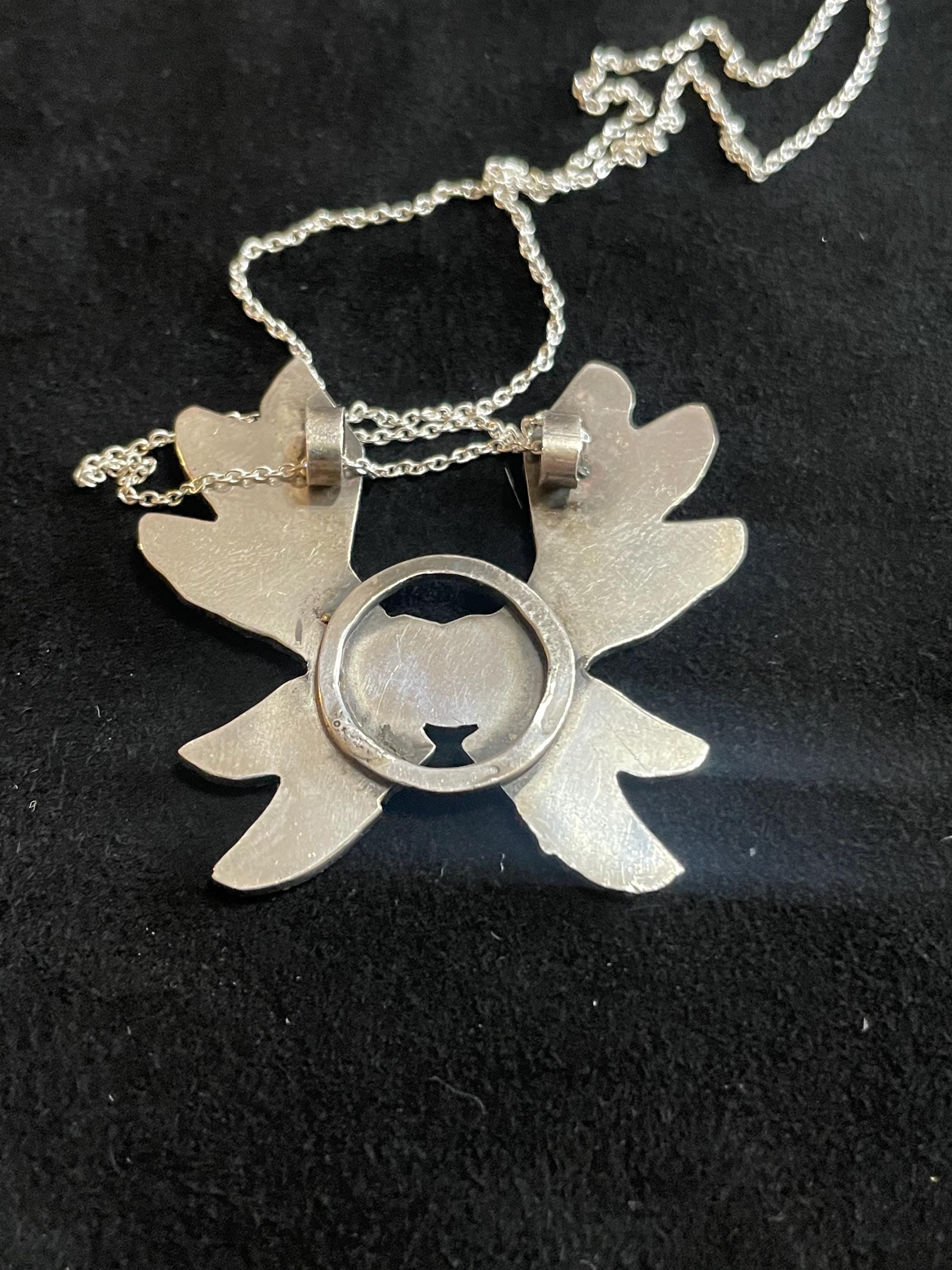 Biblically Accurate Angel Seraphim Pendant- Argentium Silver