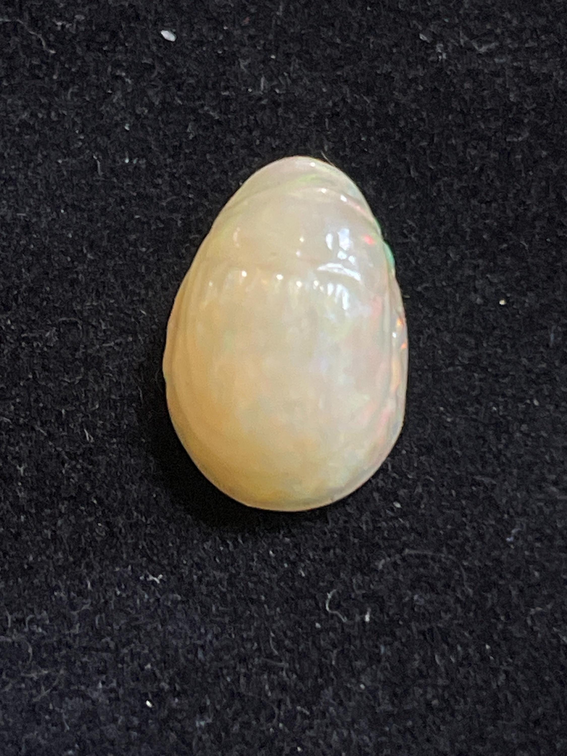 RARE Ethiopian Opal Scarab Carving