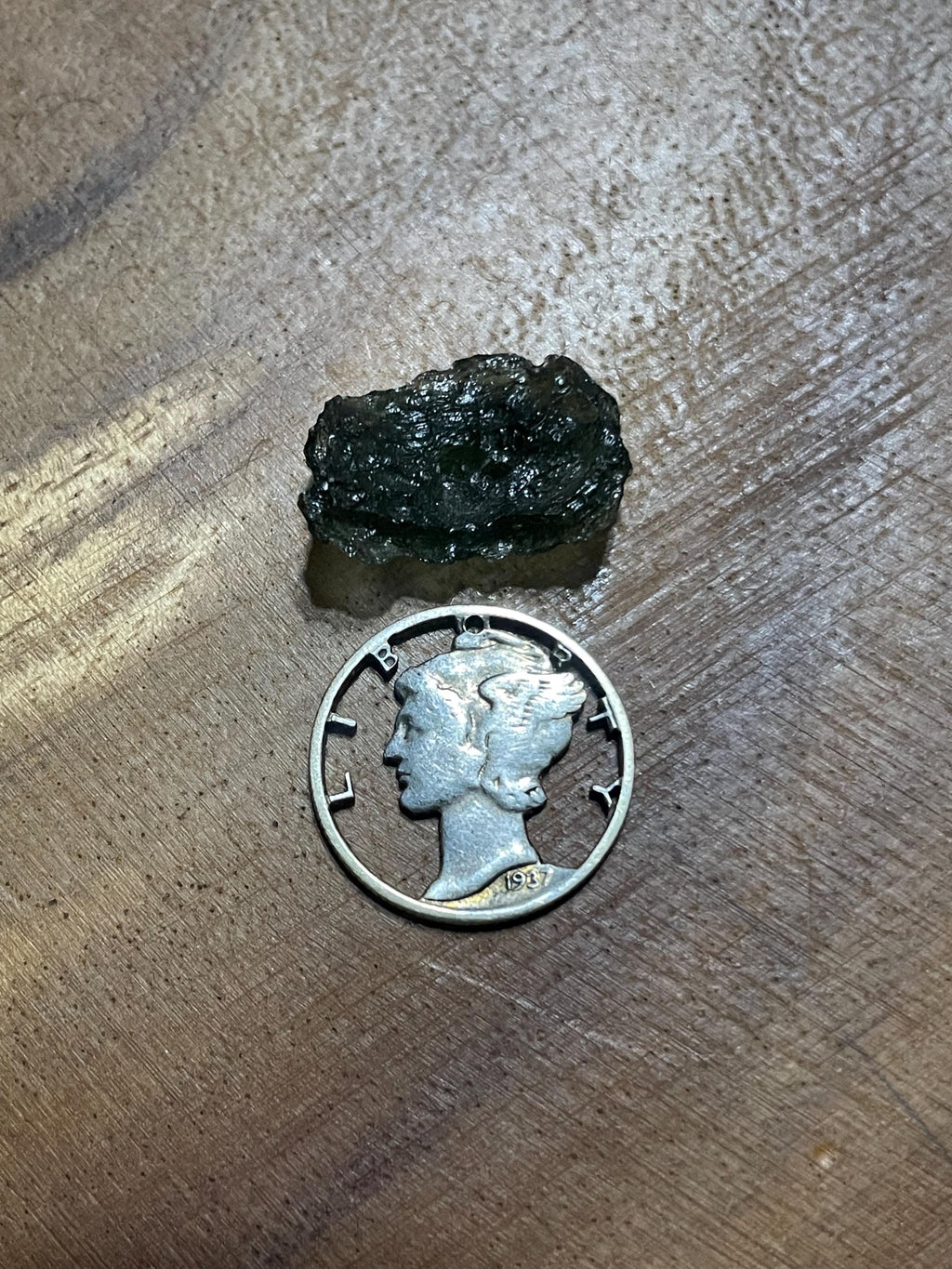 Raw Moldavite - 1.2g