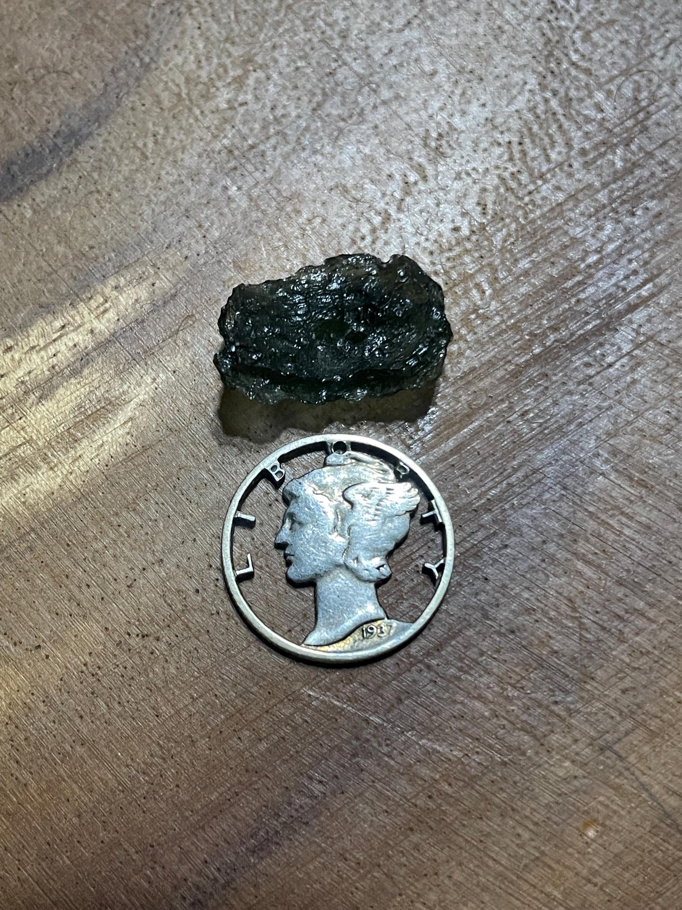 Raw Moldavite - 1.2g