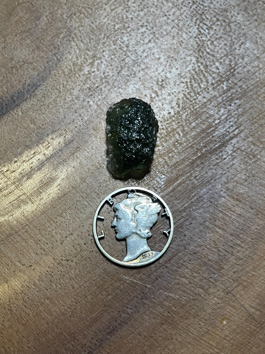 Raw Moldavite - 1.2g