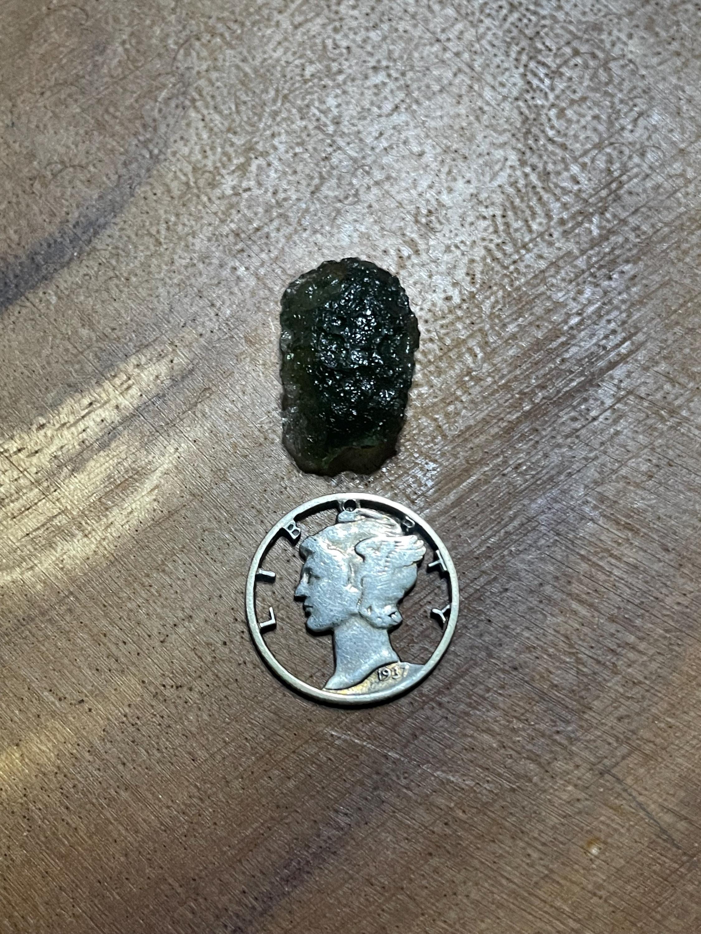 Raw Moldavite - 1.2g