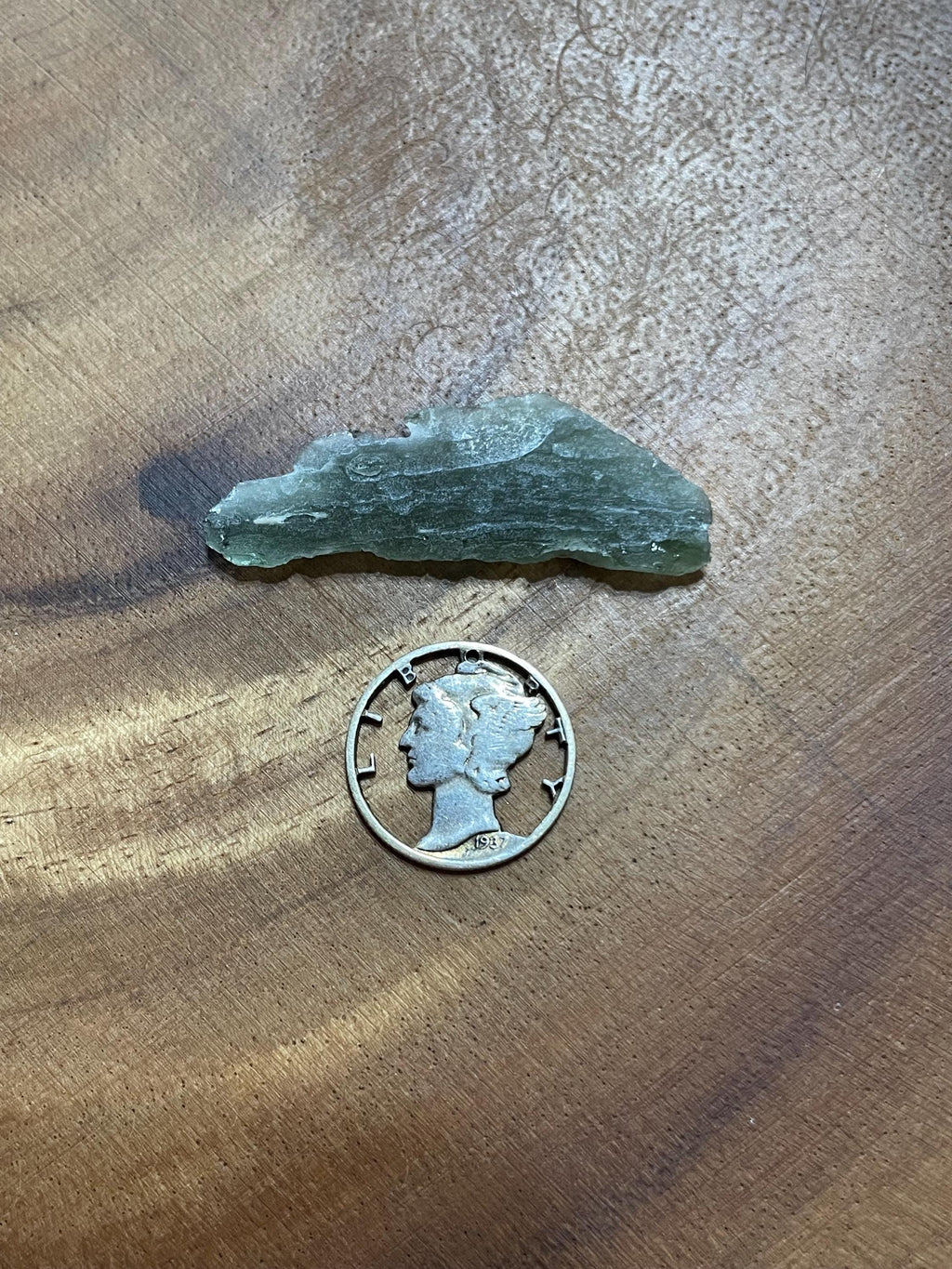 Raw Moldavite(Frosted Angel Chime) - 2.3g